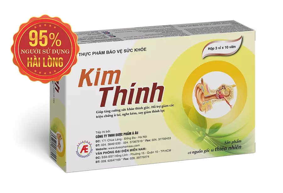 Thực phẩm bảo vệ sức khỏe Kim Thính giúp hỗ trợ điều trị đau tai tại nhà