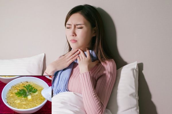 Cháo, soup giúp cho việc ăn uống của người viêm họng dễ dàng hơn