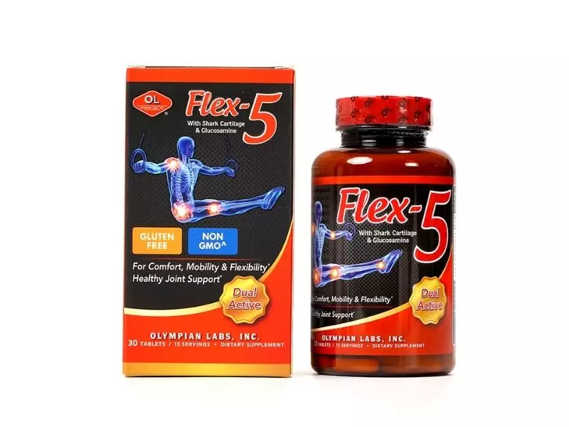 Viên uống Flex-5 giúp làm giảm tình trạng viêm sưng, khô khớp
