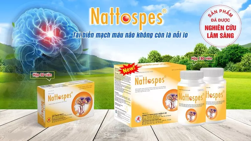 Nattospes giúp xua tan nỗi lo tai biến mạch máu não
