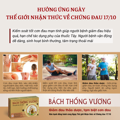 Hưởng ứng ngày Thế giới Nhận thức về Chứng đau 17/10